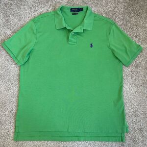 Polo Ralph Lauren Men's Pima Soft Touch Polo Shirt L Green Casual Preppy Golf